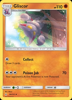 Unbroken Bonds Gliscor #99 card