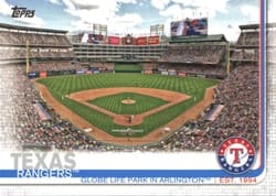 2019 Topps Base Set Globe Life Park in Arlington #509 card