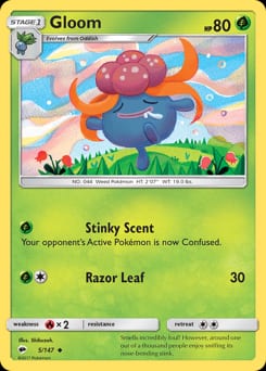 2017 Burning Shadows Gloom #5 card
