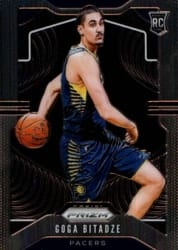 2019-20 Panini Prizm Base Set Goga Bitadze #264 card