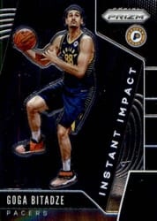 2019-20 Panini Prizm Instant Impact Goga Bitadze #23 card