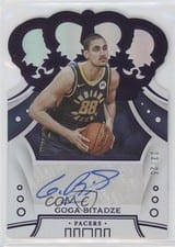2019 Panini Crown Royale Rookie Autographs Goga Bitadze #CR-GGB card