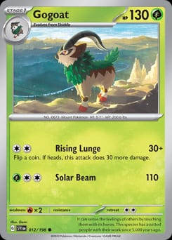 Scarlet & Violet Gogoat #12 card