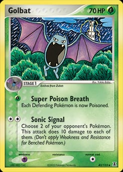 Delta Species Golbat #43 card