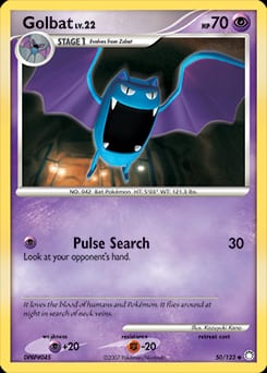 Mysterious Treasures Golbat #50 card