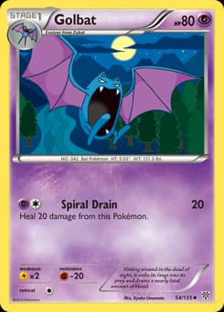 Plasma Storm Golbat #54 card