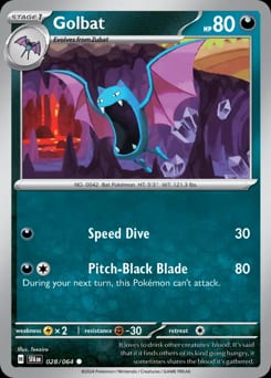 Shrouded Fable Golbat #28 card