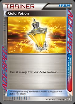 Boundaries Crossed Gold Potion #140 card