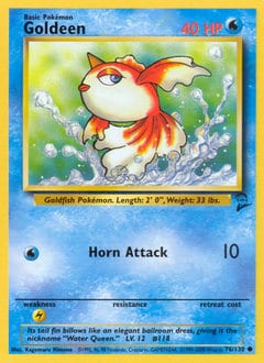 Base Set 2 Goldeen #76 card