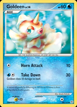 Diamond & Pearl Goldeen #84 card