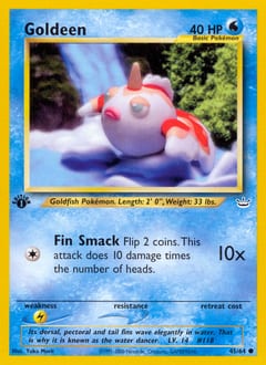 Neo Revelation Goldeen #45 card