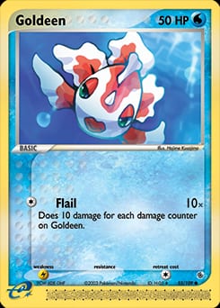 Ruby & Sapphire Goldeen #55 card