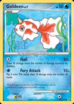 2009 Supreme Victors Goldeen #107 card