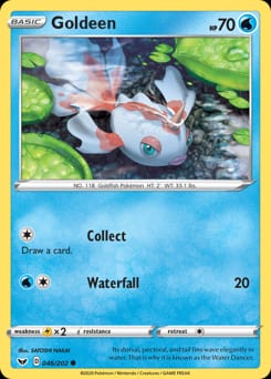 2020 Sword & Shield Goldeen #46 card