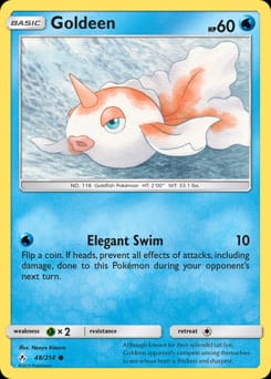 Unbroken Bonds Goldeen #48 card
