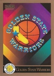 1990-91 SkyBox Base Set Golden State Warriors Logo/Checklist #336 card