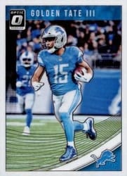 2018 Donruss Optic Base Set Golden Tate III #35 card