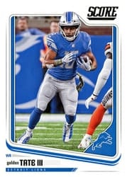 2018 Score Base Set Golden Tate III #107 card