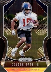 2019 Panini Prizm Base Set Golden Tate III #56 card