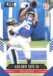 2021 Score Base Set Golden Tate III #66 card