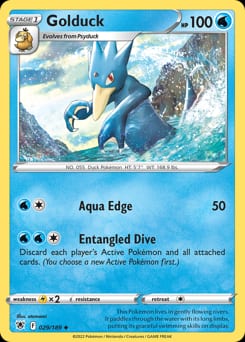 2022 Astral Radiance Golduck #29 card