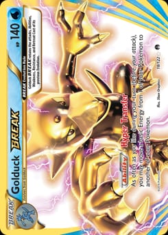2016 BREAKpoint Golduck BREAK #18 card