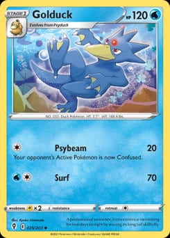 2021 Evolving Skies Golduck #25 card
