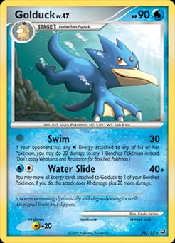 2009 Platinum Golduck #29 card