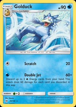 2017 Sun & Moon Golduck #29 card