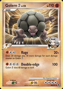 Rising Rivals Golem E4 #23 card