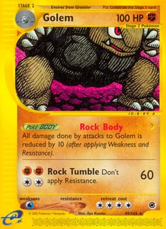 Expedition Base Set Golem #49 card