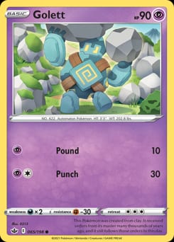 Chilling Reign Golett #65 card