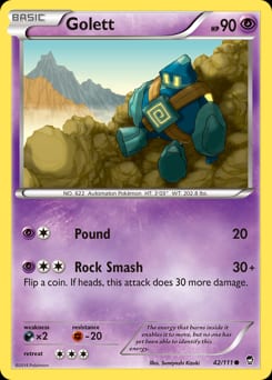 Furious Fists Golett #42 card