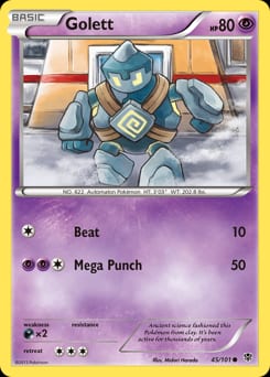 Plasma Blast Golett #45 card