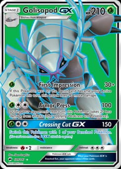 2017 Burning Shadows Golisopod-GX #129 card