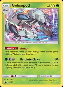 SM Black Star Promos Golisopod #SM52 card