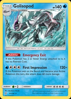 Unified Minds Golisopod #51 card
