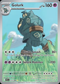 Black Bolt Golurk #123 card
