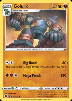 2022 Brilliant Stars Golurk #83 card
