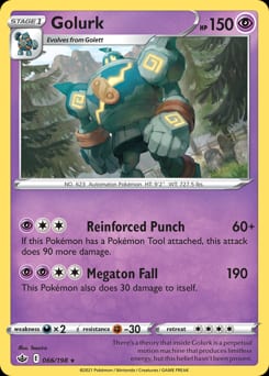 Chilling Reign Golurk #66 card