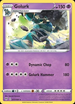 Darkness Ablaze Golurk #77 card