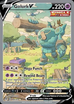 Evolving Skies Golurk V #182 card