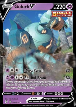 Evolving Skies Golurk V #70 card