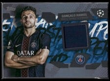 2025-26 Topps UEFA Club Competitions Topps Superstar Relics Gonçalo Ramos #TSR-GR card
