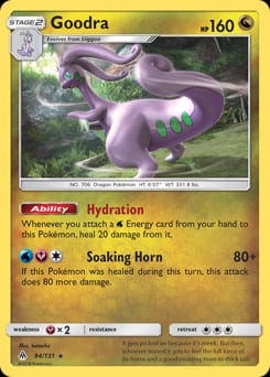 Forbidden Light Goodra #94 card