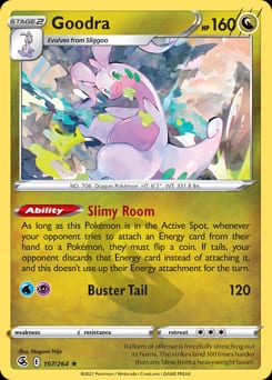 Fusion Strike Goodra #197 card