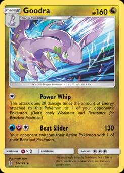 Guardians Rising Goodra #96 card