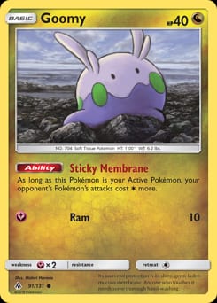 Forbidden Light Goomy #91 card