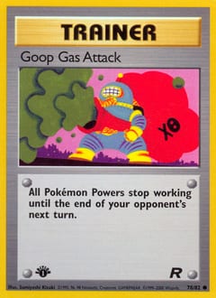 Team Rocket Goop Gas Attack #78 card