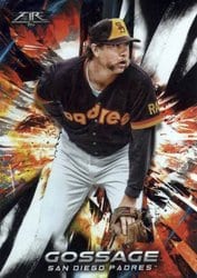2018 Topps Fire Base Set Goose Gossage #16 card